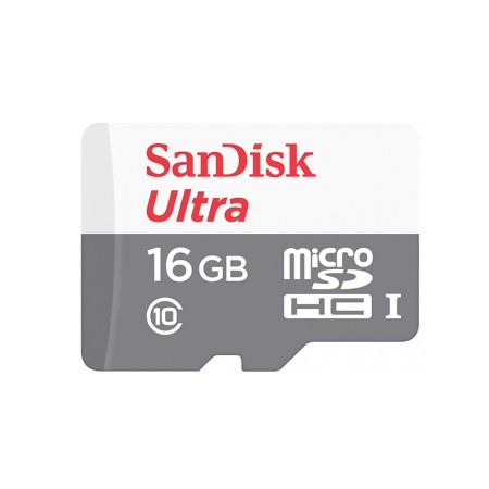 Card de Memorie, 16GB - SanDisk Ultra (SDSQUNS-016G-GN3MN) - White / Gray