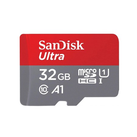 Card de Memorie, 32GB - SanDisk Ultra (SDSQUA4-032G-GN6MN) - Red / Gray