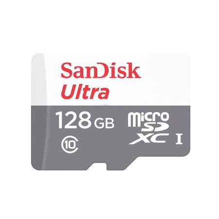 Card de Memorie, 128GB - SanDisk Ultra (SDSQUNR-128G-GN3MN) - White / Gray