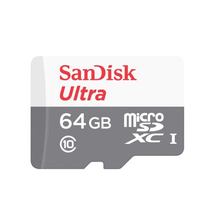 Card de Memorie, 64GB - SanDisk Ultra (SDSQUNR-064G-GN3MN) - White / Gray