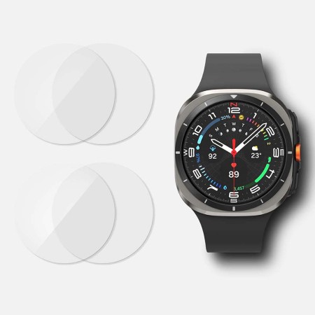 Folie pentru Samsung Galaxy Watch7 Ultra 47mm (set 4) - Ringke Tempered Glass R10 - Clear