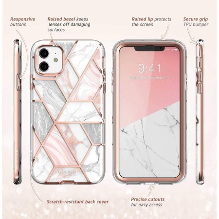 Husa pentru iPhone 11 - I-Blason Cosmo - Marble