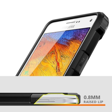 Husa pentru Samsung Galaxy Note 4 N910 - Techsuit Hybrid Armor - Black