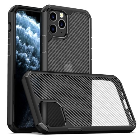 Husa pentru iPhone 11 Pro - Techsuit Carbon Fuse - Black