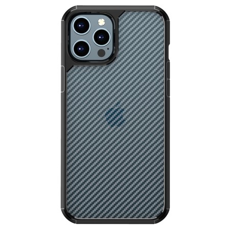 Husa pentru iPhone 12 Pro Max - Techsuit Carbon Fuse - Black