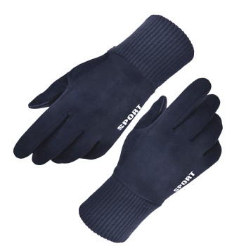 Manusi Touchscreen - Techsuit Suede (ST0009) - Blue