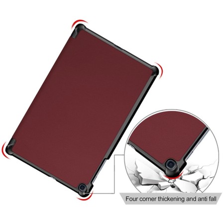 Husa pentru Samsung Galaxy Tab A 10.1 2019 T510/T515 - Techsuit FoldPro - Red