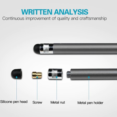 Stylus pen universal - Techsuit (JC01) - Silver White