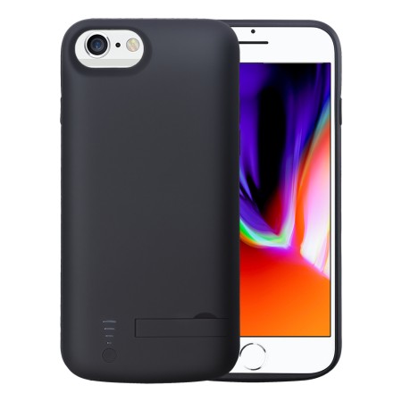 Husa pentru iPhone 6 Plus / 6s Plus / 7 Plus / 8 Plus cu Baterie de 6000mAh - Techsuit Power Pro - Black