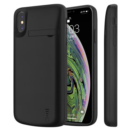 Husa pentru iPhone XS Max cu Baterie de 6000mAh - Techsuit Power Pro - Black