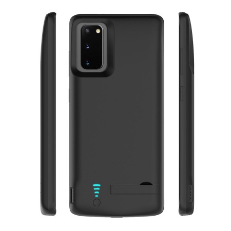 Husa pentru Samsung Galaxy S20 4G / S20 5G cu Baterie de 5000mAh - Techsuit Power Pro - Black