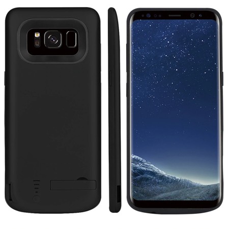 Husa pentru Samsung Galaxy S8 Plus cu Baterie de 6500mAh - Techsuit Power Pro - Black