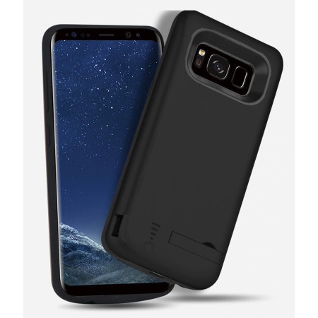 Husa pentru Samsung Galaxy S8 Plus cu Baterie de 6500mAh - Techsuit Power Pro - Black