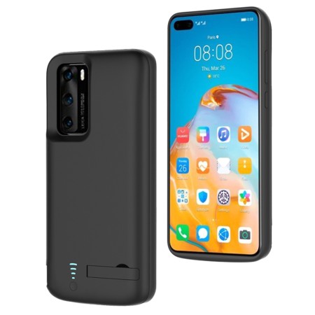 Husa pentru Huawei P40 Pro cu Baterie de 4800mAh - Techsuit Power Pro - Black