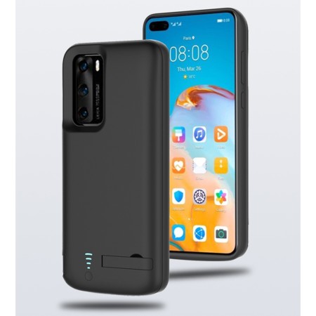 Husa pentru Huawei P40 Pro cu Baterie de 4800mAh - Techsuit Power Pro - Black