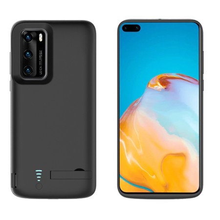 Husa pentru Huawei P40 Pro cu Baterie de 4800mAh - Techsuit Power Pro - Black