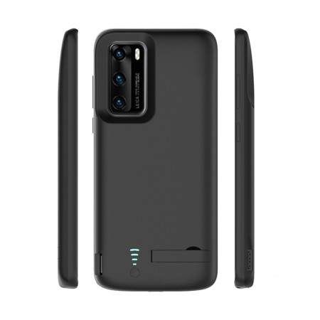 Husa pentru Huawei P40 Pro cu Baterie de 4800mAh - Techsuit Power Pro - Black