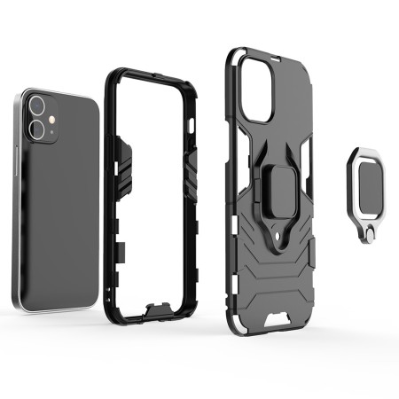 Husa pentru iPhone 12 mini - Techsuit Silicone Shield - Black