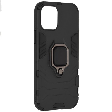 Husa pentru iPhone 12 / 12 Pro - Techsuit Silicone Shield - Black