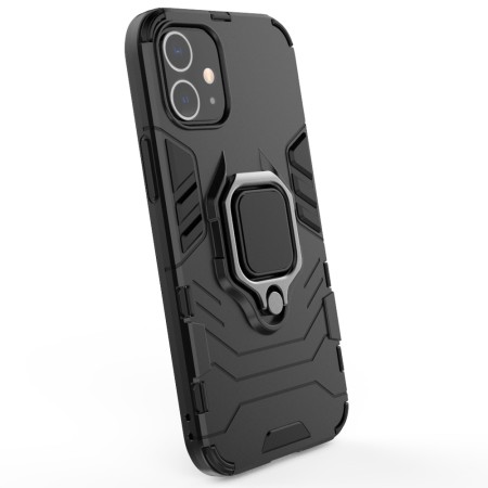 Husa pentru iPhone 12 / 12 Pro - Techsuit Silicone Shield - Black