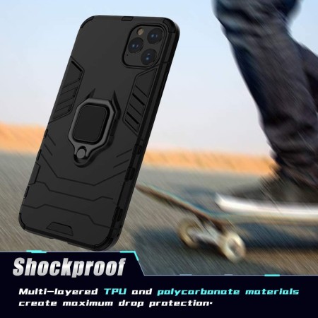 Husa pentru iPhone 11 Pro - Techsuit Silicone Shield - Black