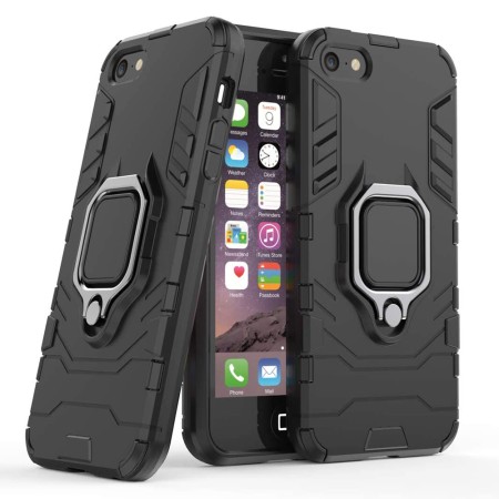 Husa pentru iPhone 6 / 6S - Techsuit Silicone Shield - Black