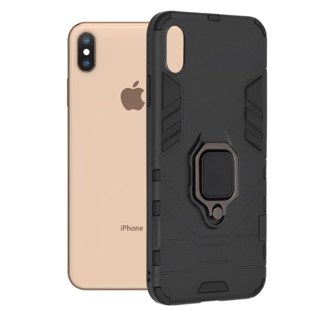 Husa pentru iPhone XS Max - Techsuit Silicone Shield - Black