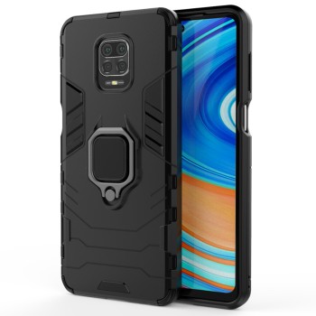 Husa pentru Xiaomi Redmi Note 9S / Note 9 Pro / Note 9 Pro Max - Techsuit Silicone Shield - Black