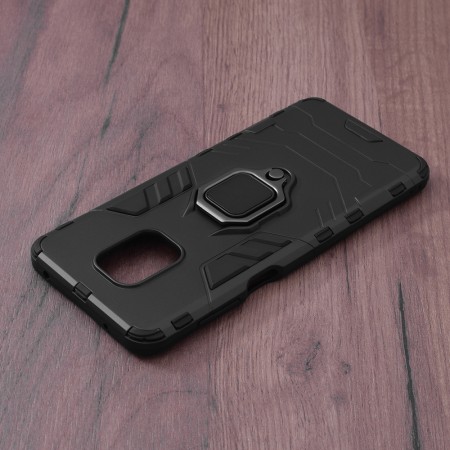 Husa pentru Xiaomi Redmi Note 9S / Note 9 Pro / Note 9 Pro Max - Techsuit Silicone Shield - Black