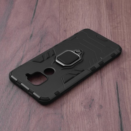 Husa pentru Xiaomi Redmi Note 9 / Redmi 10X 4G - Techsuit Silicone Shield - Black