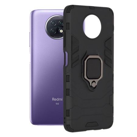 Husa pentru Xiaomi Redmi Note 9T 5G - Techsuit Silicone Shield - Black