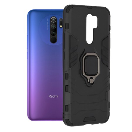 Husa pentru Xiaomi Redmi 9 - Techsuit Silicone Shield - Black