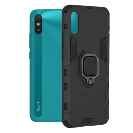 Husa pentru Xiaomi Redmi 9A / Redmi 9AT - Techsuit Silicone Shield - Black