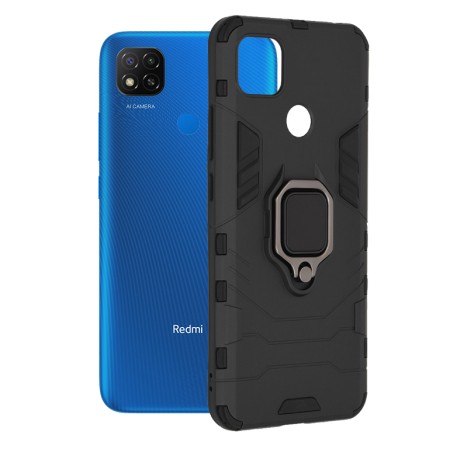 Husa pentru Xiaomi Redmi 9C / Redmi 9C NFC - Techsuit Silicone Shield - Black