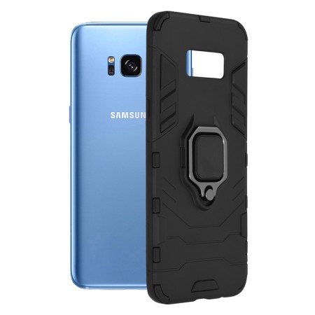 Husa pentru Samsung Galaxy S8 Plus - Techsuit Silicone Shield - Black