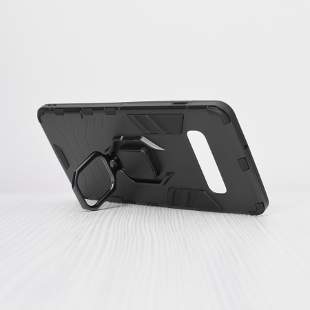 Husa pentru Samsung Galaxy S10 Plus - Techsuit Silicone Shield - Black