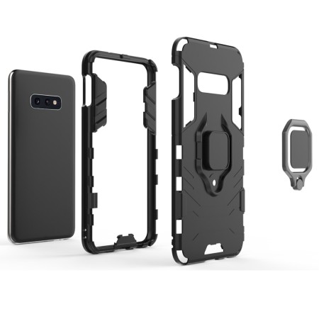 Husa pentru Samsung Galaxy S10e - Techsuit Silicone Shield - Black