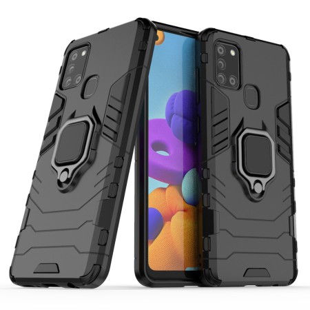 Husa pentru Samsung Galaxy A21s - Techsuit Silicone Shield - Black