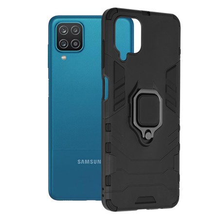 Husa pentru Samsung Galaxy A12 / A12 Nacho - Techsuit Silicone Shield - Black