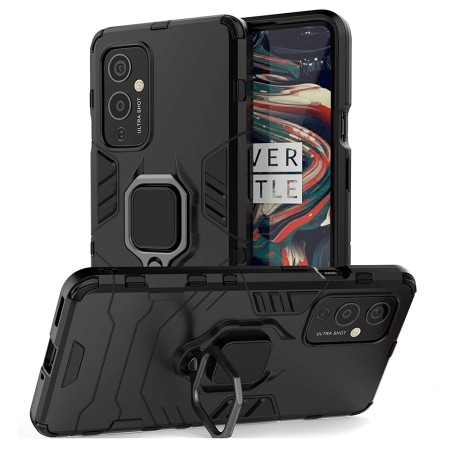 Husa pentru OnePlus 9 - Techsuit Silicone Shield - Black