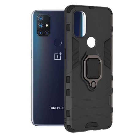 Husa pentru OnePlus Nord N10 5G - Techsuit Silicone Shield - Black