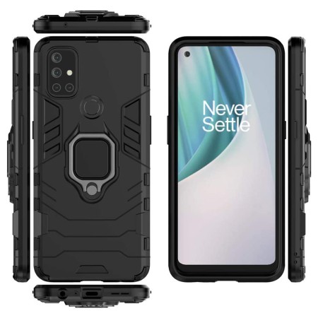 Husa pentru OnePlus Nord N10 5G - Techsuit Silicone Shield - Black