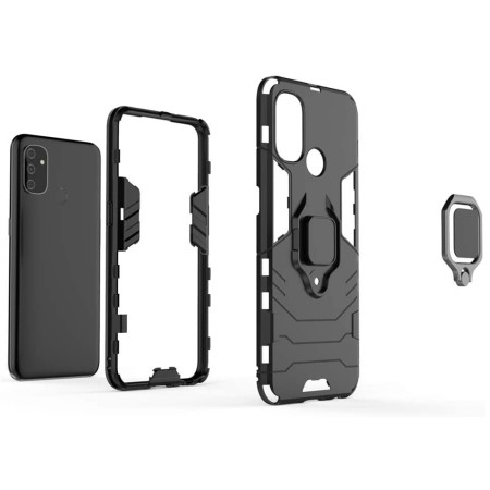 Husa pentru OnePlus Nord N100 - Techsuit Silicone Shield - Black