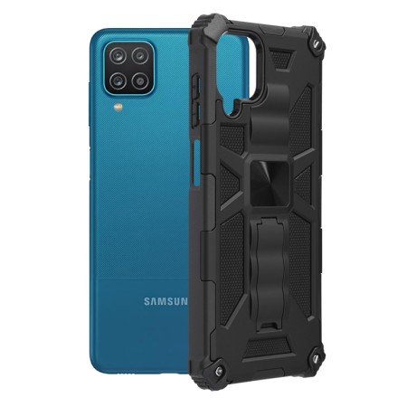 Husa pentru Samsung Galaxy A12 / A12 Nacho - Techsuit Blazor Series - Black