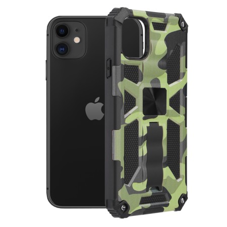 Husa pentru iPhone 11 - Techsuit Blazor Series - Camo Lime