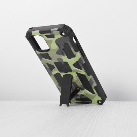 Husa pentru iPhone 11 - Techsuit Blazor Series - Camo Lime