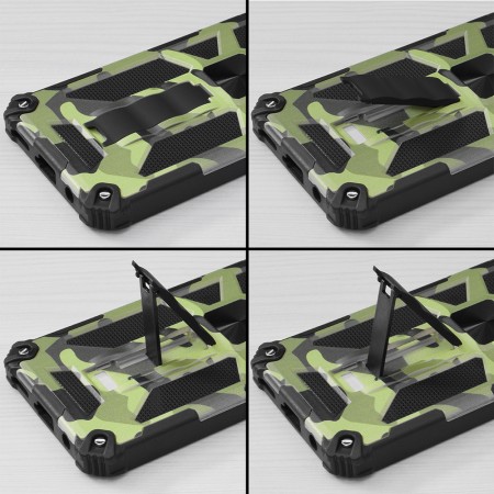 Husa pentru iPhone 11 - Techsuit Blazor Series - Camo Lime