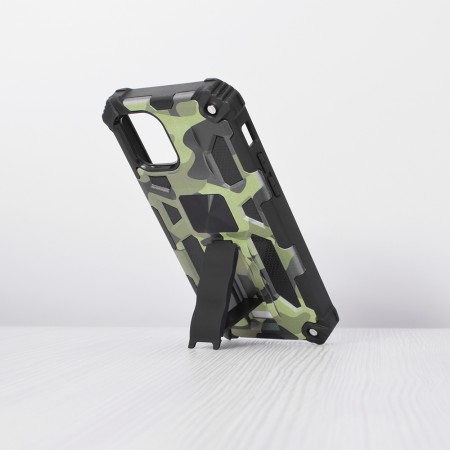 Husa pentru iPhone 12 mini - Techsuit Blazor Series - Camo Lime