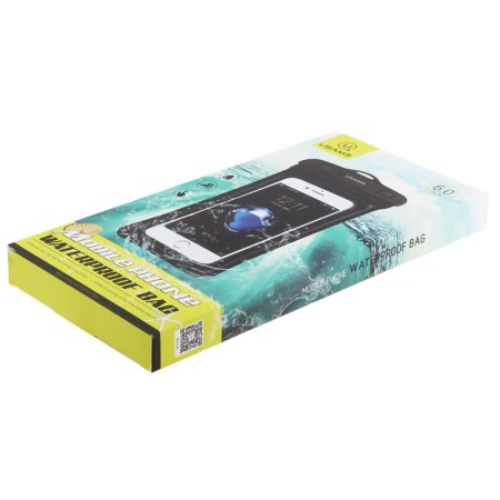 Husa Waterproof pentru Telefon 6 inch - USAMS Bag (US-YD007) - White