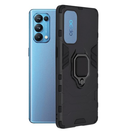 Husa pentru Oppo Reno5 Pro 5G - Techsuit Silicone Shield - Black